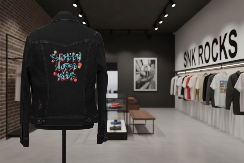 SNK EMBROIDERED DENIM JACKETS