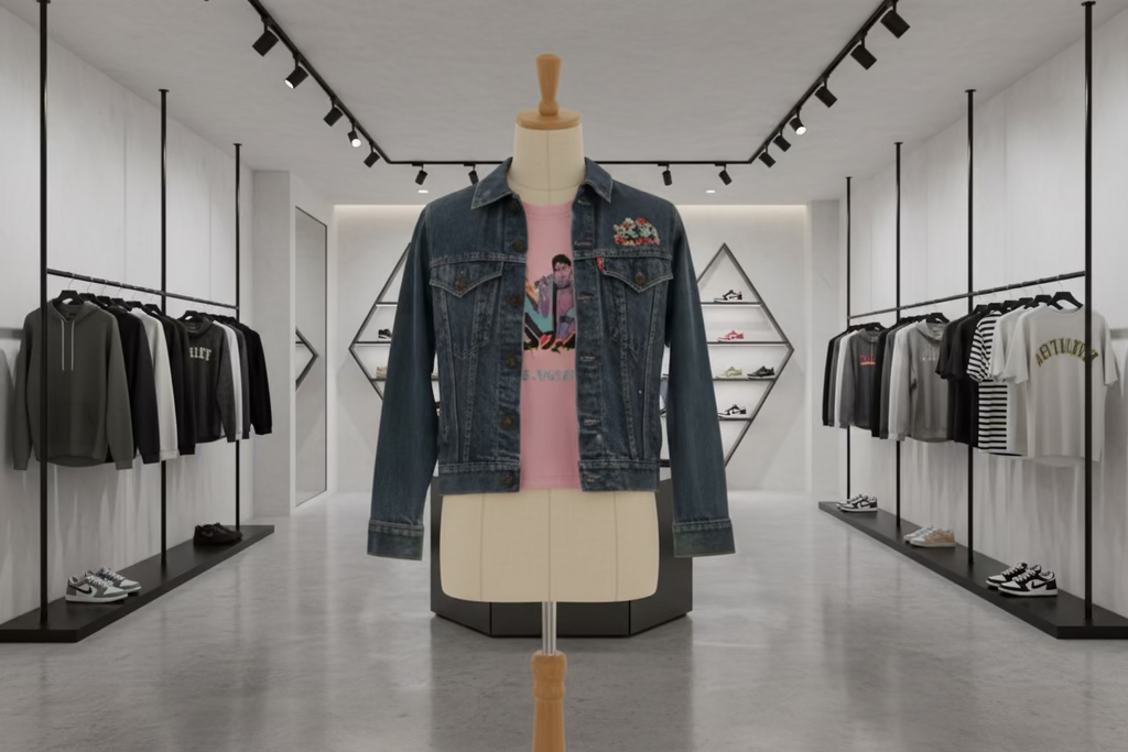 SNK EMBROIDERED DENIM JACKETS