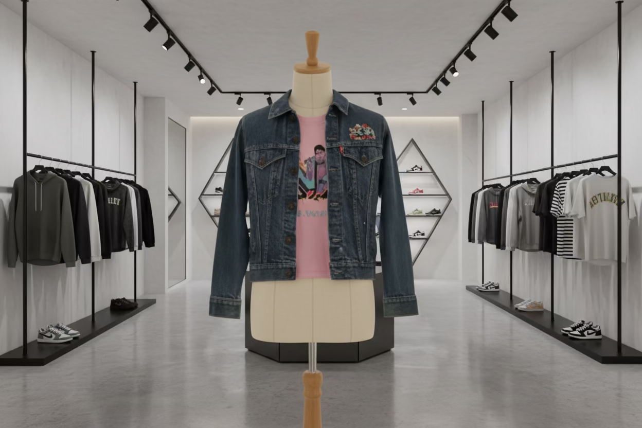 SNK EMBROIDERED DENIM JACKETS