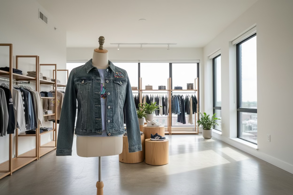 SNK EMBROIDERED DENIM JACKETS