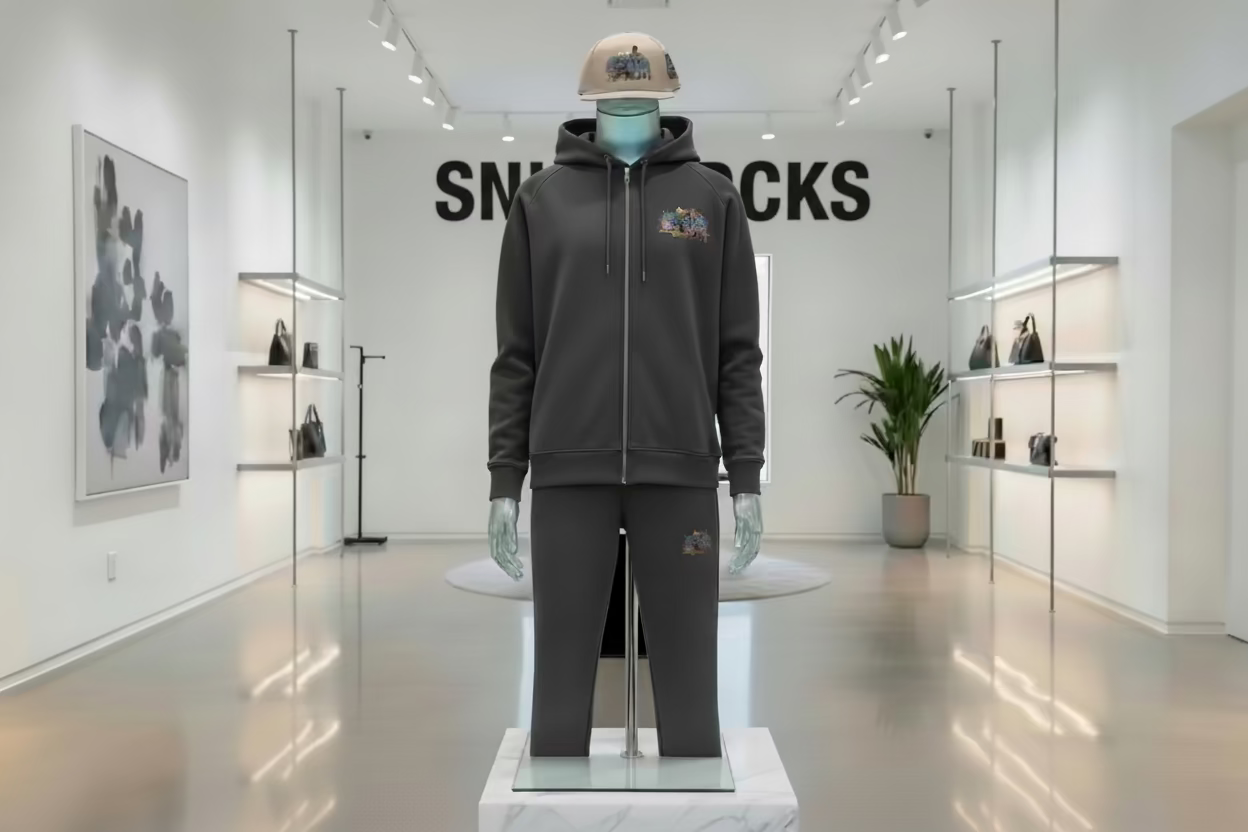 SNK EMBROIDERED LOGO SWEATSUITS