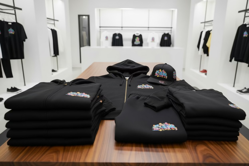 SNK EMBROIDERED LOGO SWEATSUITS